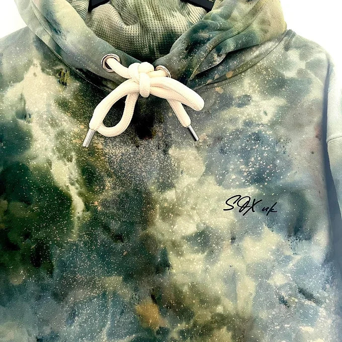 Wear the Enigma Custom Ice Dyed Forbidden Forest SOX UK Hoodie or Swe Sox UK