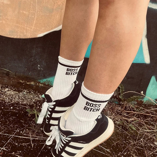 'Boss Bitch' socks - Sox UK