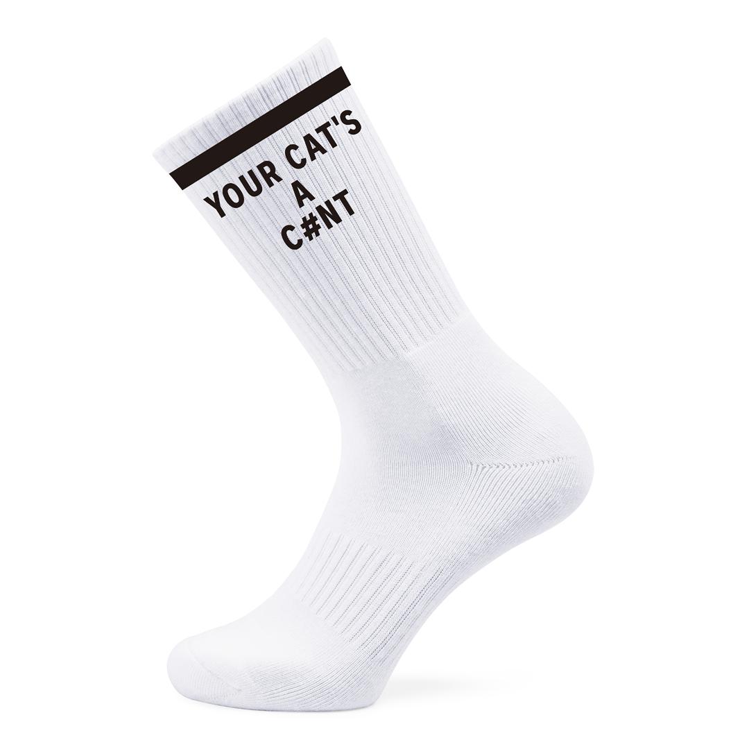 Your Cat’s A C#NT Socks - Sox UK