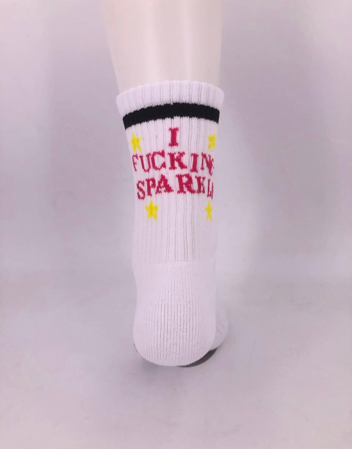 I DONT’T SWEAT I FUCKING SPARKLE Socks - Sox UK