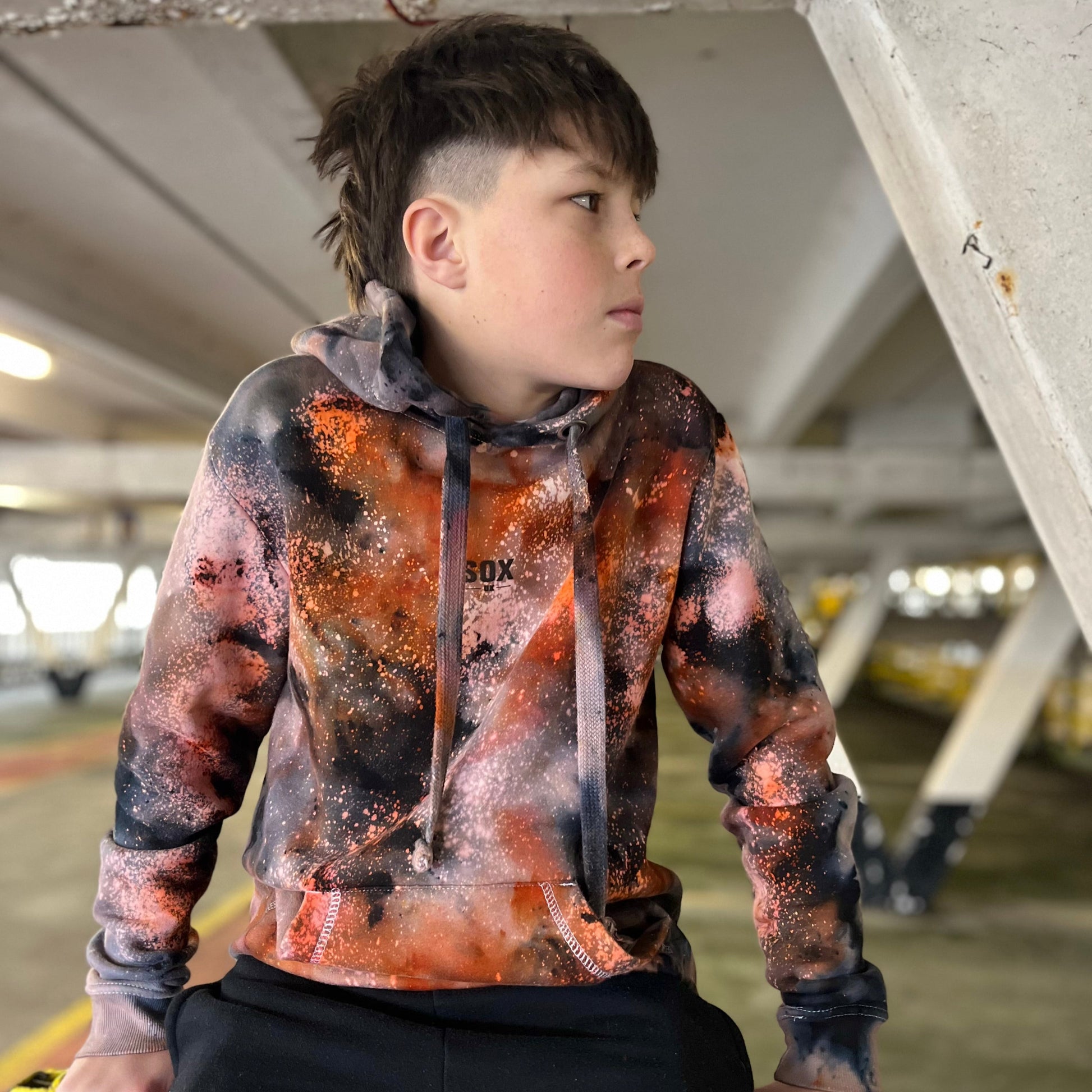 Adults tie dye hoodie unisex summer colours handmade custom made clothing cotton warm hoodie mens clothing womens clothing SOX UK 