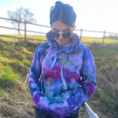 Adults tie dye hoodie unisex summer colours handmade custom made clothing cotton warm hoodie mens clothing womens clothing SOX UK 