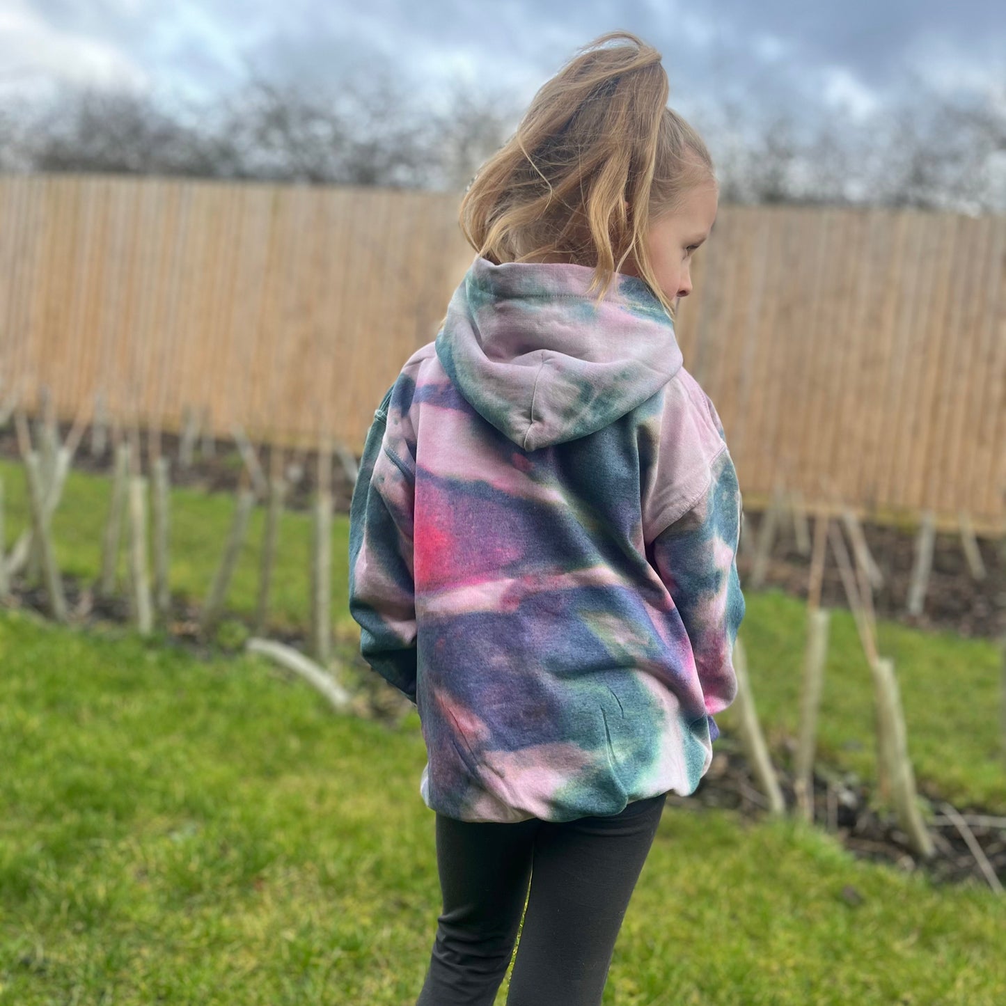 Kids custom made tie dye LFC  Liverpool football hoodie club hoodie - SOX UK 