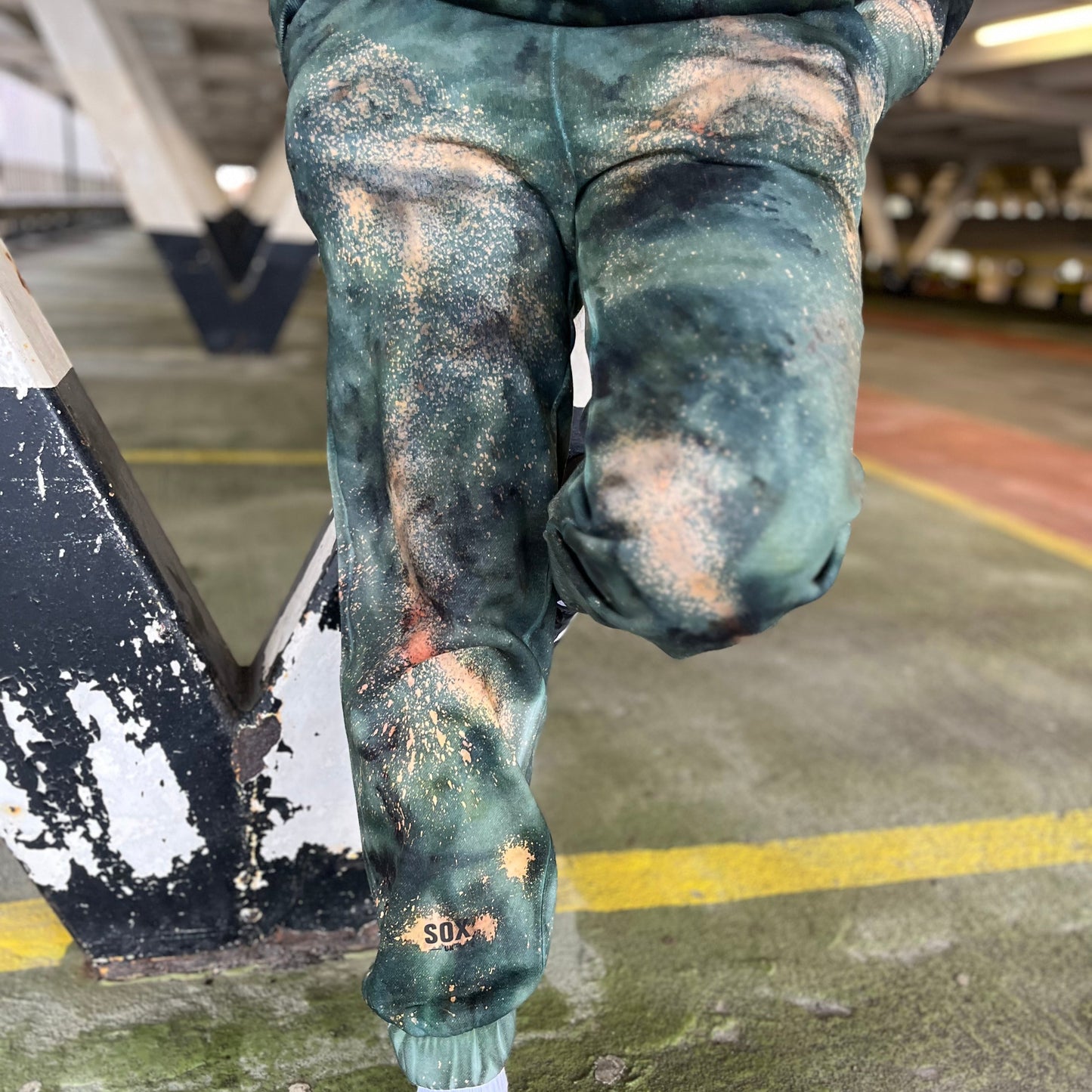 Joggers tracksuit matching set tie dye clothing hoodies men and women set handmade bespoke custom match SOX UK 
