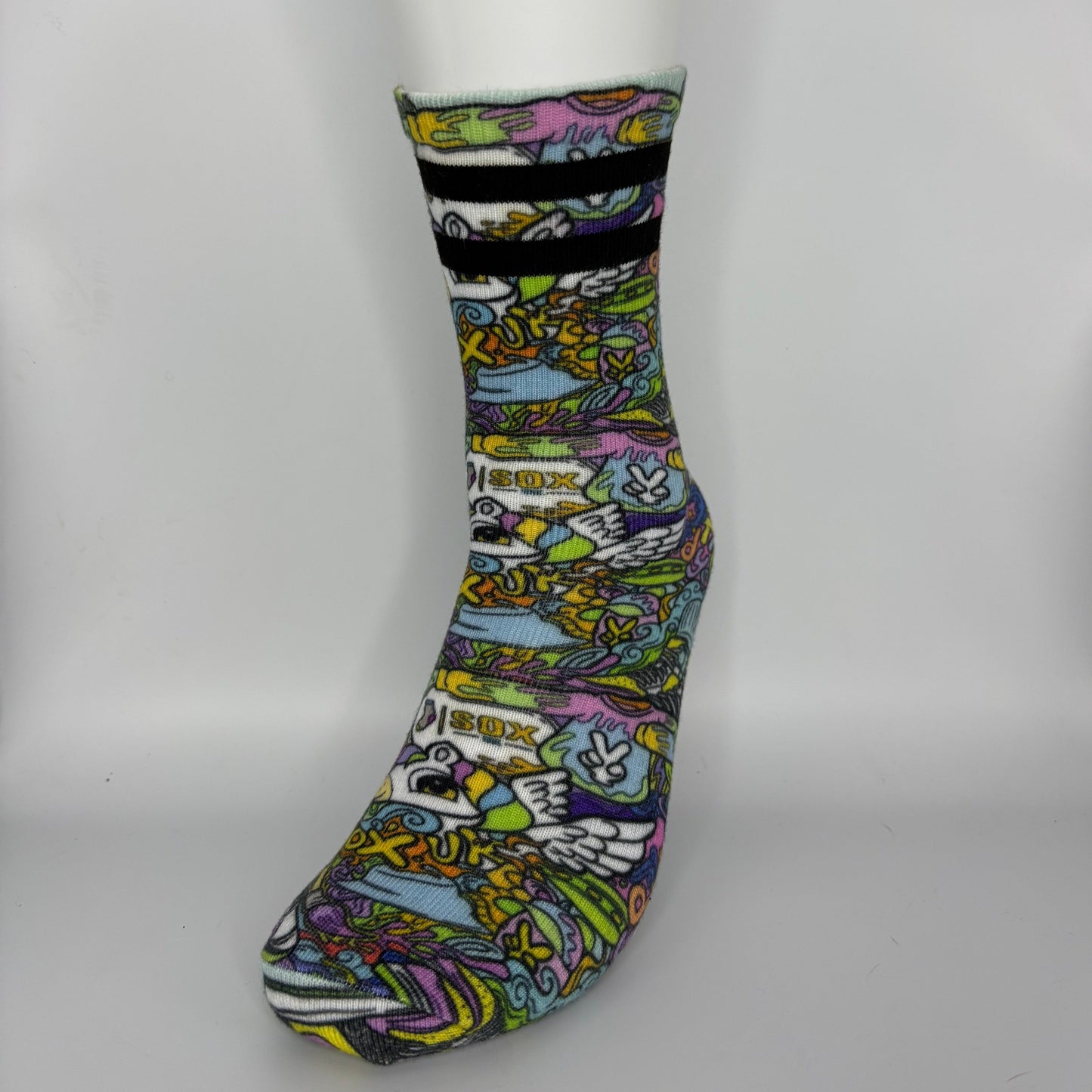 Sox UK unicorn socks pegasus art socks colourful socks Sox UK tie dye hand drawn gifts womens socks mens socks one size Peggy 1985 gym socks sports socks birthday gifts cotton