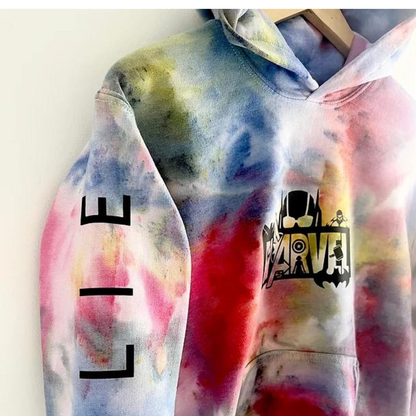 Pink marvel hoodie hotsell