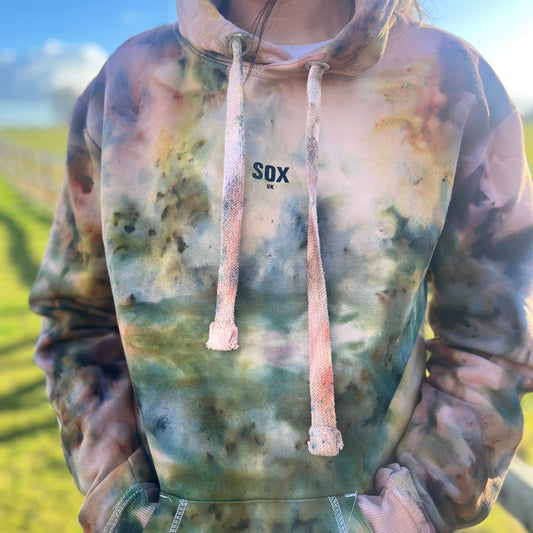 adults hoodies autumn spring summer quality tie dye prints colour kids adults clothing Sox UK