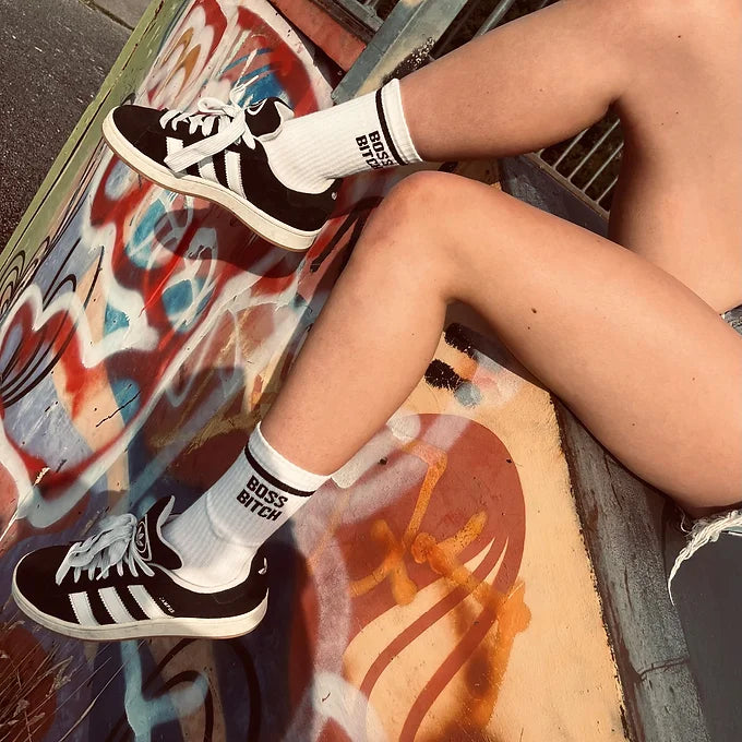 'Boss Bitch' socks - Sox UK