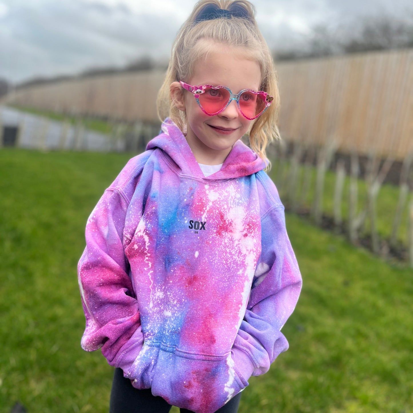 bubble gum kids unisex hoodie tie dye custom made boys and girls trend fashion kids clothing kids hoodies  SOX UK
