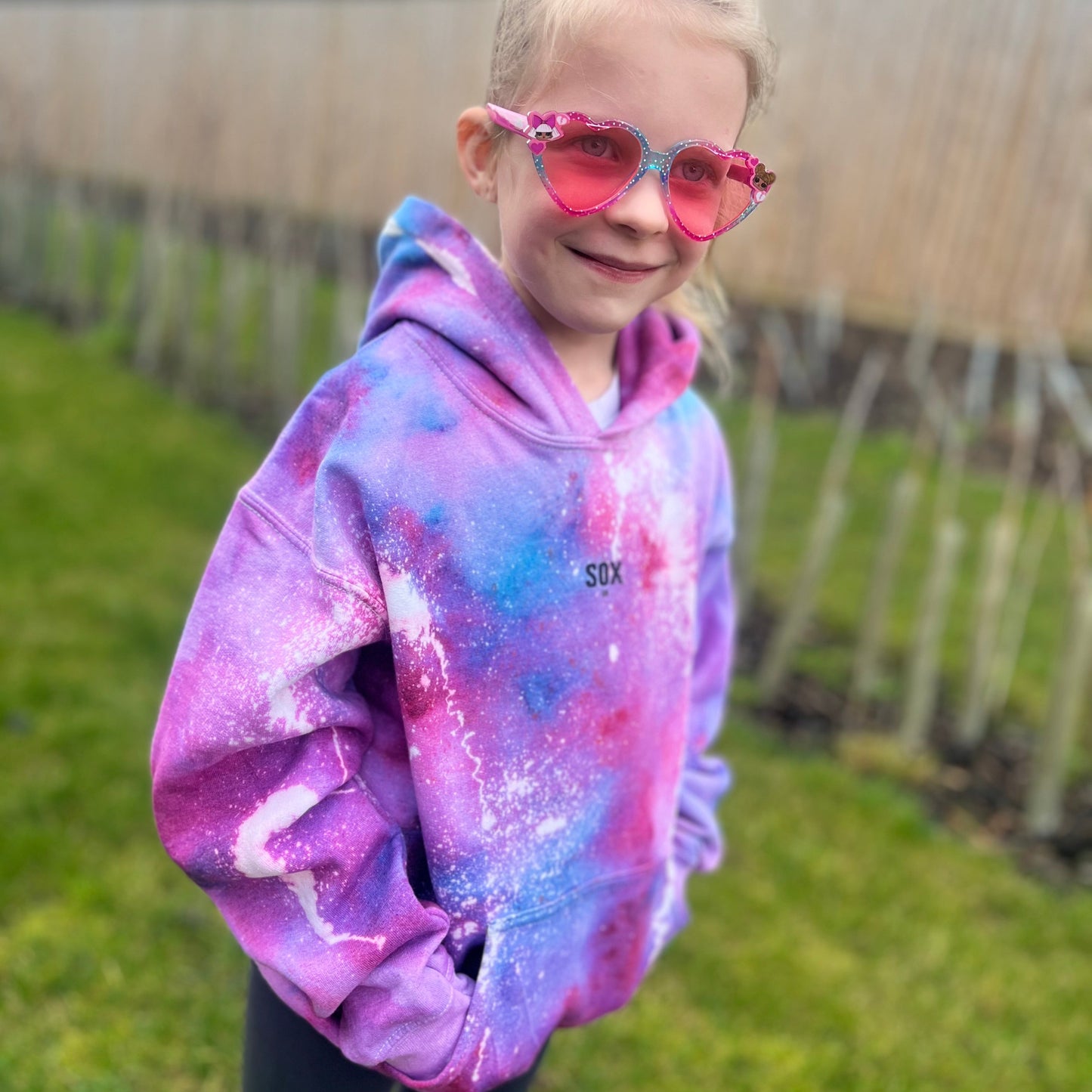 bubble gum kids unisex hoodie tie dye custom made boys and girls trend fashion kids clothing kids hoodies socks  SOX UK
