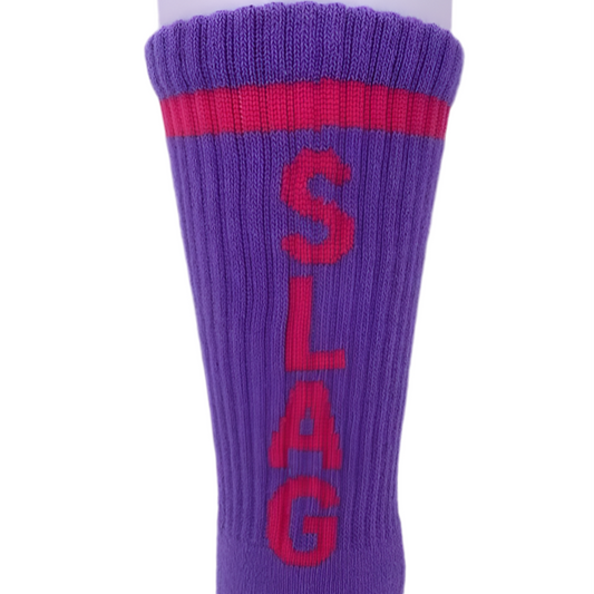 slag socks rude quotes sox uk purple socks gift ideas birthday gifts funny quotes