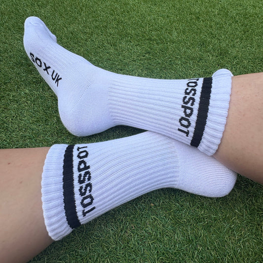 tosspot socks funny socks tosser quotes gift ideads Sox UK birthdays his hers unisex cotton 